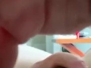 Playing with my cock 