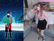 SWEATY CUTE E GIRL DANCING TO RASPUTIN 11/16