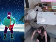 SWEATY CUTE E GIRL DANCING TO RASPUTIN 12/16