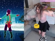 SWEATY CUTE E GIRL DANCING TO RASPUTIN 13/16