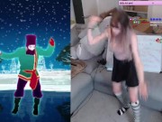 SWEATY CUTE E GIRL DANCING TO RASPUTIN 15/16