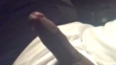 Playing with my dick in the front seat of the Uber 