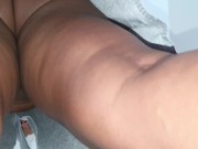 CANDID UPSKIRT No PANTIES - THICK BOOTY and CAMELTOE POV 14/16