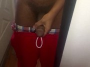 Jacking Off my BBC in the Mirror 4/16