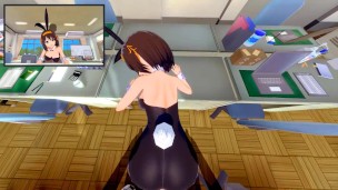 【HARUHI SUSUMIYA】【HENTAI 3D】【POV ONLY DOGGYSTYLE POSE】