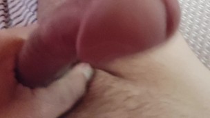 Rubbing Hard Cock