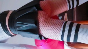 CocoaShea Edges and bounces off of her toy in Slow motion 