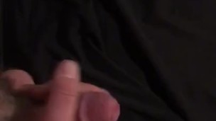 Solo straight college boy jerks cock with HUGE cumshot