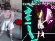 GAMER GIRL GETTING FUCKED BY A BEAUTIFUL BEAT SABER MAP