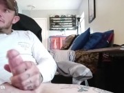 Chad Bravo loves to stroke his cock 