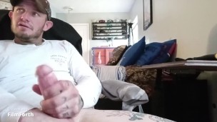 Chad Bravo loves to stroke his cock 