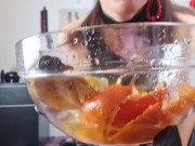 Femdom Dog Training POV - eating all my spit & piss 12/16