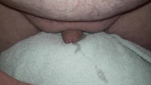 Chibby small dick pillow humping cum