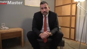 Suited Boss reminds employees why they must be locked in chastity PREVIEW