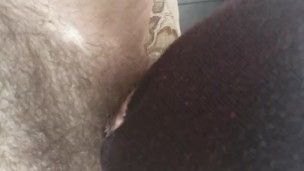 I licked a girl with a hairy pussy, gave her a gift for March 8