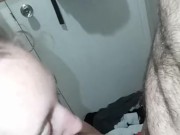 I love how sloppy my wife sucks my dick!!! 11/16