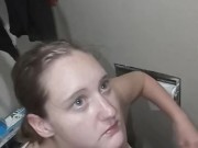 I love how sloppy my wife sucks my dick!!! 12/16