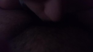 stepsis sucks & play with my cum while she cum