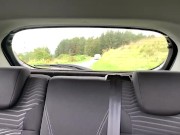 TEEN JERKING OFF IN CAR WHILE PEOPLE DRIVE PAST