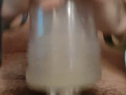 Cumming inside fleshlight part 2