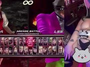 Lewd play Fuck machine and tekken