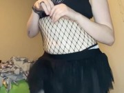 goth nympho camgirl joi- horny busty PAWG 2/16