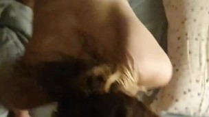 Léchage de cul et gorge profonde - Couple Réel Amateur MretMme