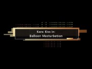 Ebony Balloon Masturbation