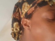 Ebony teen sucks BBC  4 7/16