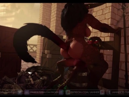 Unprofessional Behavior (3D Futa Amazon Monster Girl Sex)