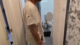 Le rompo el culo a vagabundo callejero 