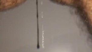 Cum drips out of ftm pussy