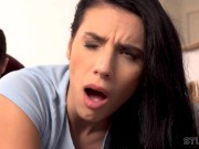 STUCK4K Friend is happy to see the help girl not being able to move 4/16