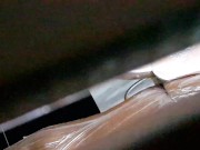 VOYEUR Wife during Shower PEE # Let's Spy and PEEP together ;) 2/16