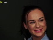 Dicksucking CFNM babes pleasing nerdy classmate 2/16