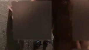 my MUSCLED LATINO BOYFRIEND takes a shower AFTER FUCKING ME and i record him 