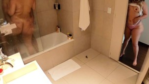 Spying On My Bestie And Her Boyfriend In The Shower