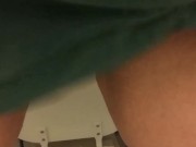 Stare at my pretty feet and hot pussy during trips to the toilet 12/16