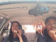 Come en el auto mientras su vibrador está encendido 10/16