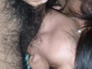 Mi novia me chupa mi gran polla y mis testículos y luego me cabalga como una perra 4/16