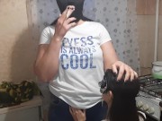 Курю сигарету, плюю ей в рот, даю пощечины и пососать палец - IkaSmokS 2/16