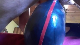 Laura on Heels amateur 2021: sloppy blowjob and hooded masked deepthroat