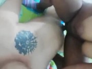 enjoying my stepbrother's cock while my parents work 9/16