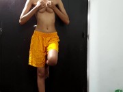 wife fucked with another guy while husband away රූම් බෝයි කෙනෙක් එක්ක 1/16