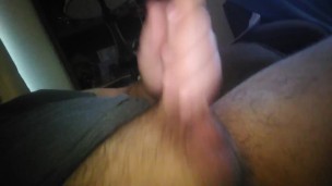Big bear morning jerk off