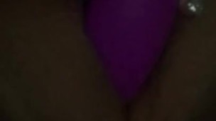 HORNY VIRGIN RUBS CLIT WITH VIBRATOR 
