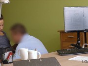 LOAN4K Seductive teen girl seduces loan agent for sex to get money 8/16