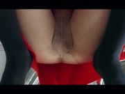 pissing and swimming with my new friend Gosha) fluffy bush, footfetish - GinnaGg 2/16