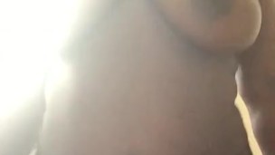 Bbw Ebony fucks dildo