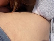 Fit Spanish Erasmus student in yoga pants fucked at the rooftop after nice workout 16/16